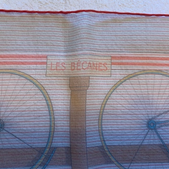 Hermes Les Becanes 70 Mousseline Scarf - Picture 3 of 7